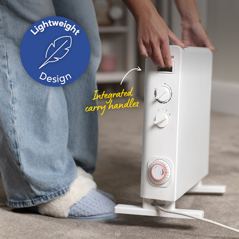 Russell Hobbs RHCVH6002W White Convection Heater with Timer 2000W Image 6
