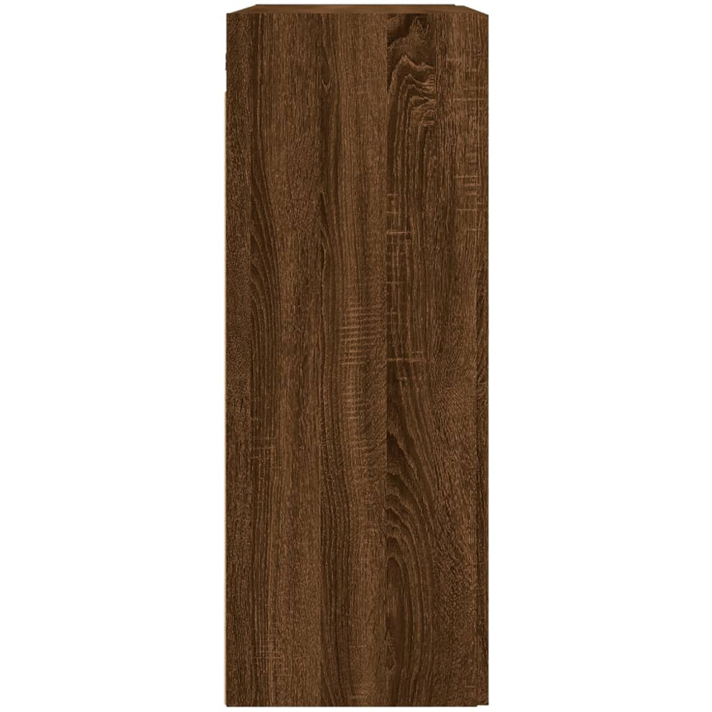 vidaXL 2 Door Brown Oak Wall Mounted Cabinet Image 6