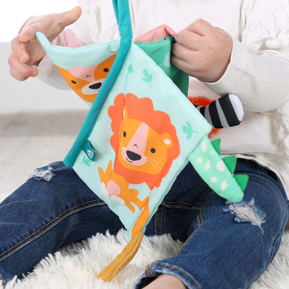 SES Creative Tiny Talents Sensory Animal Tails Cloth Book Image 3