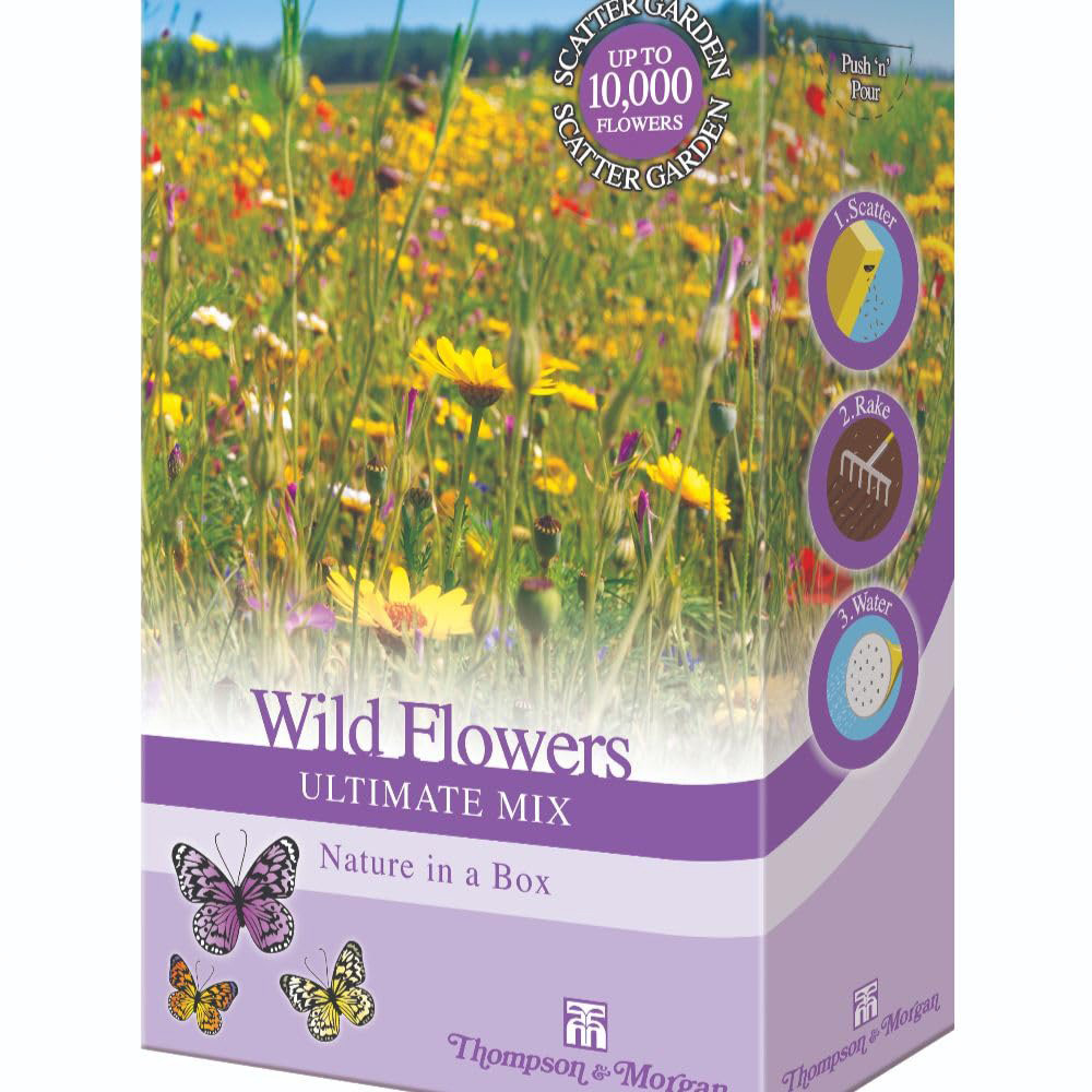 Thompson and Morgan Scatter Wild Flowers Ultimate Mix 2 Pack Image 2