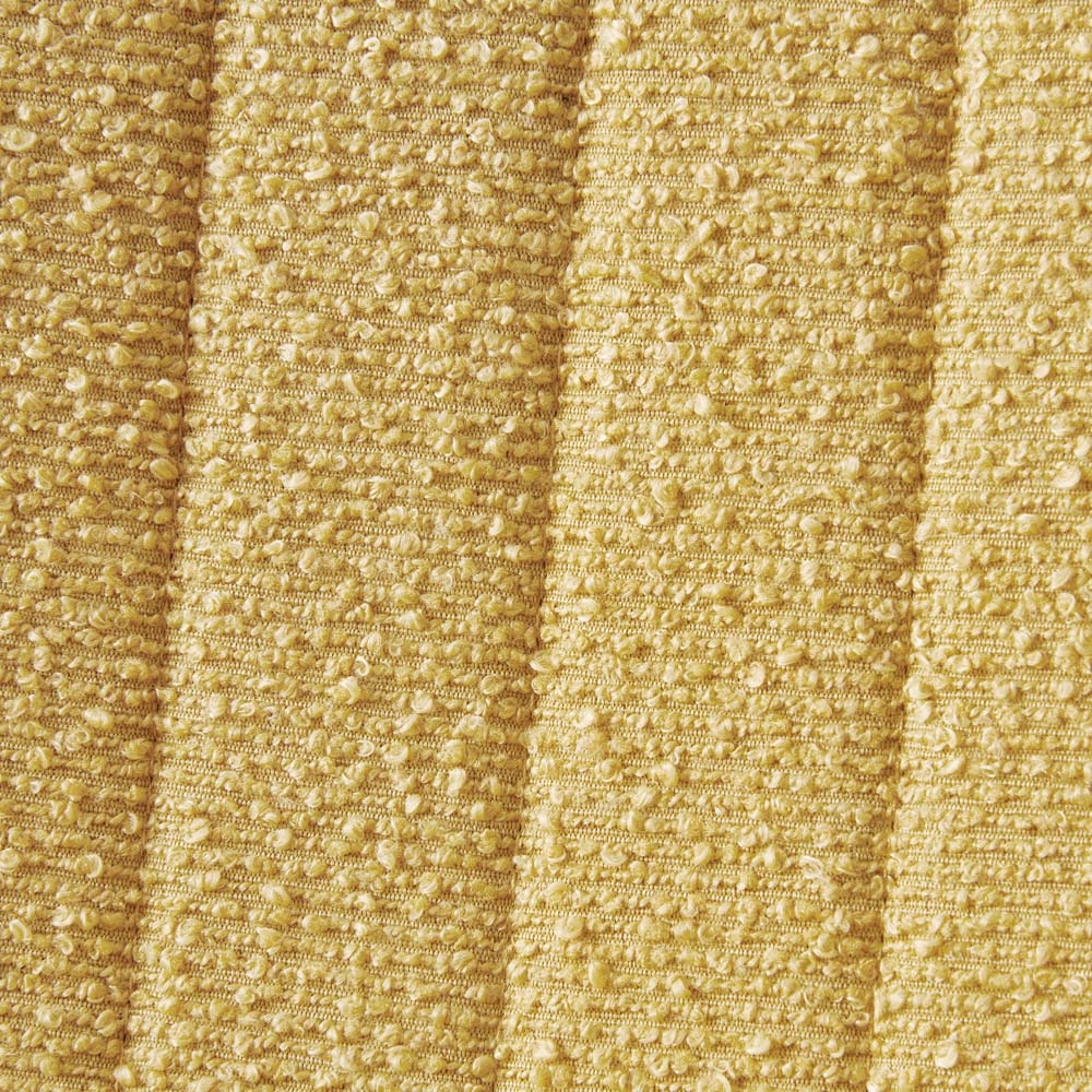 Bella Set of 6 Yellow Teddy Faux Fur Stitched Design Dining Chairs Image 5
