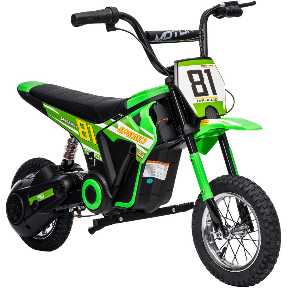 Tommy Toys Green Battery Powered Ride On Motorcycle 24V Image 1
