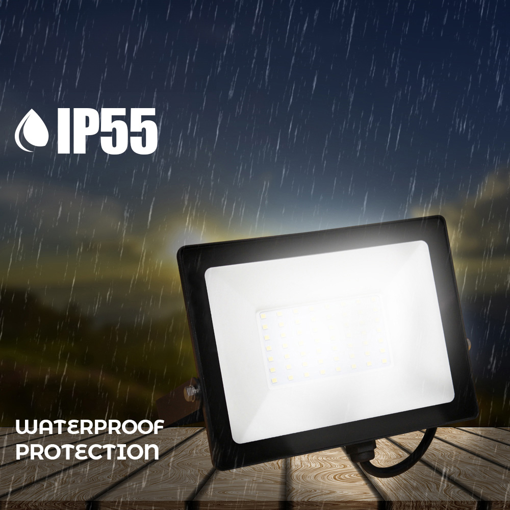 ENER-J 50W Wired LED Floodlight with 500W RF Receiver and 1Gang Wireless Kinetic Switch Image 4
