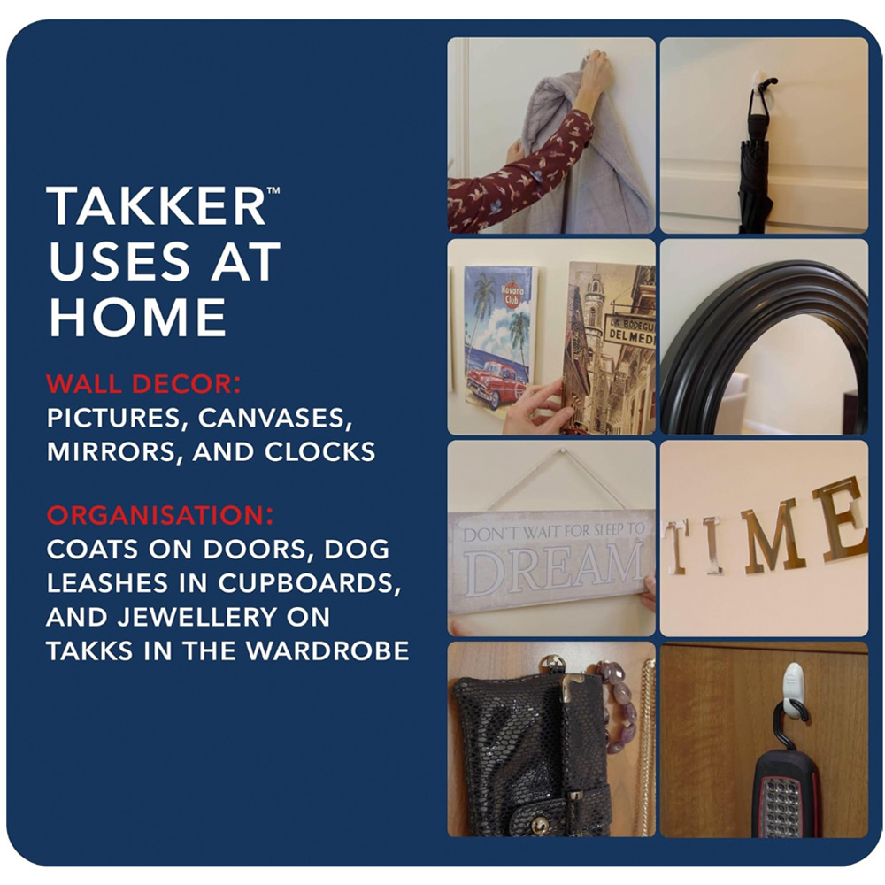 Takker Hardwall Picture Hanging Kit 35 Piece Image 9