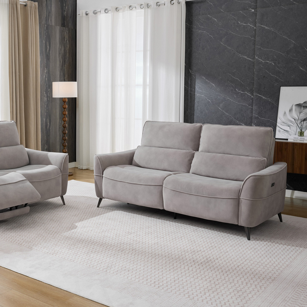 Astoria 3 Seater Oyster Recliner Sofa Image 7