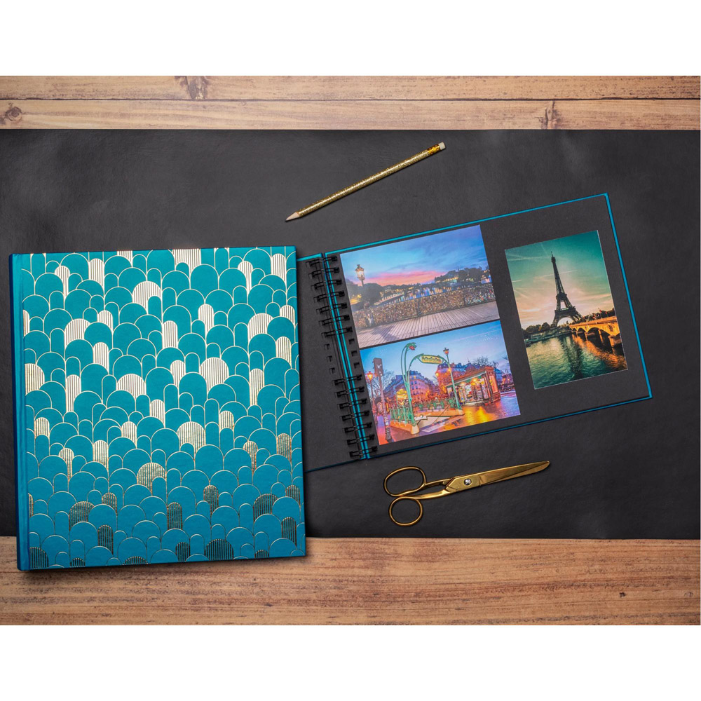 Exacompta Neo Deco French Blue Spiral Photo Album 50 Sheets 150 Photos Image 7