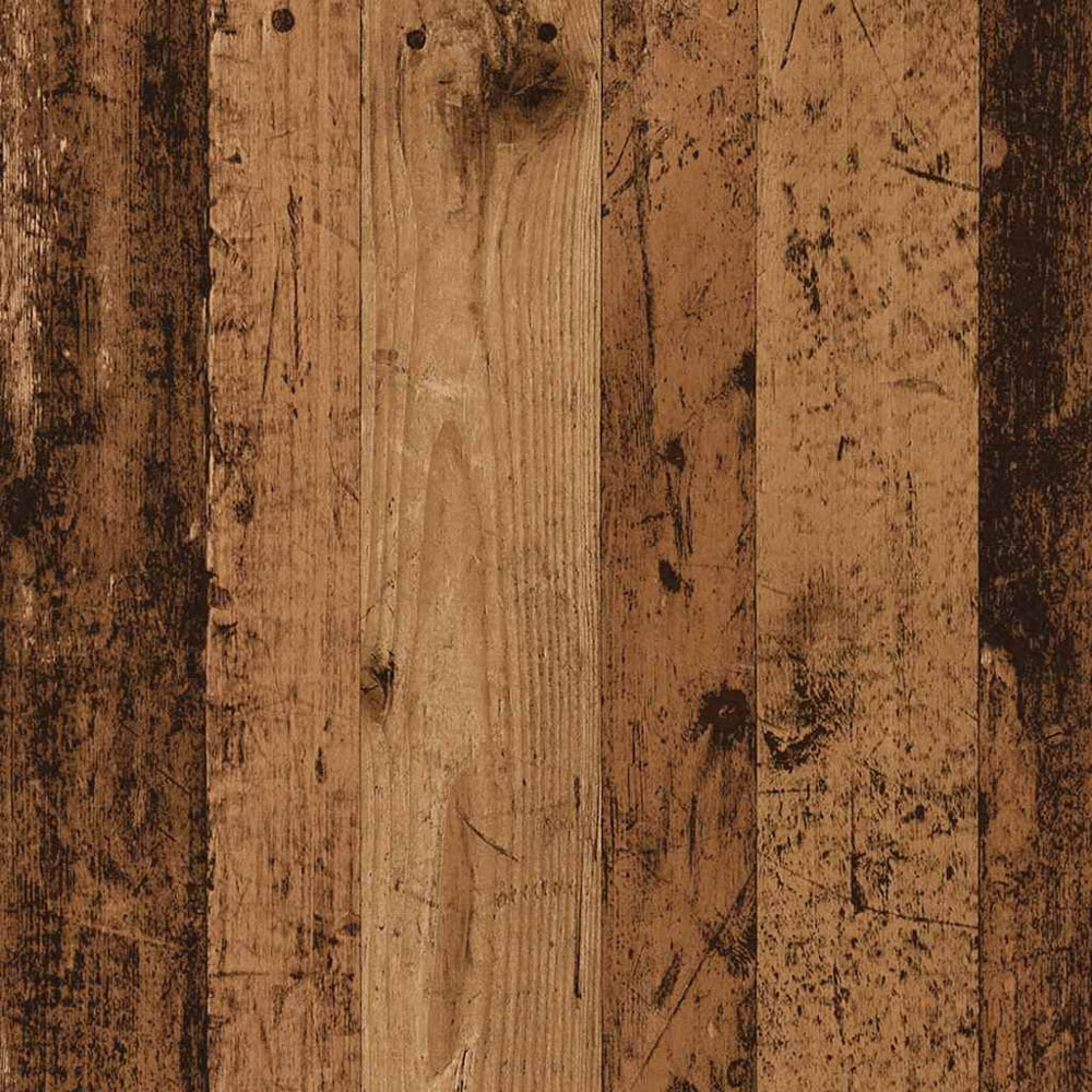 vidaXL 7 Shelf Old Wood Bookcase Image 8