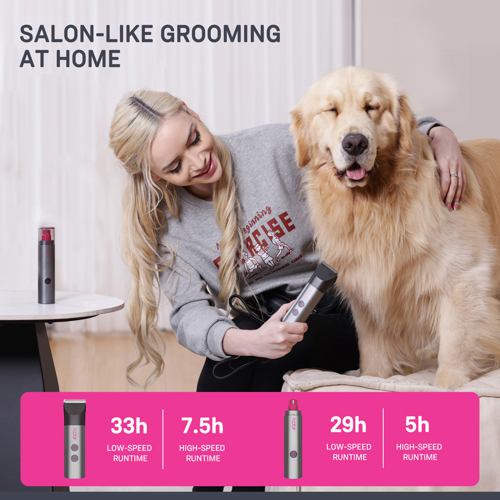 Floof FL900 Shaver and Nail Grinder Pet Grooming Kit with PowerShare Freedom Battery and Hub 20V Image 6