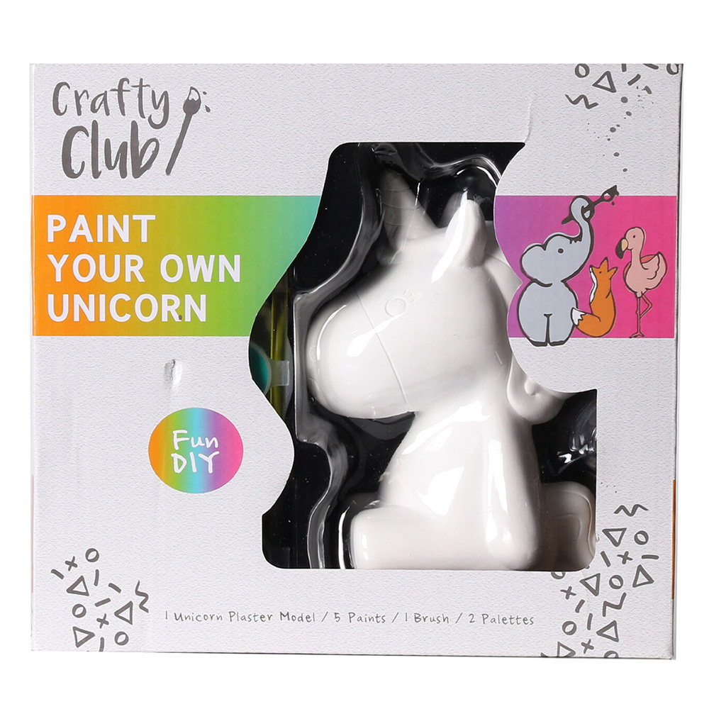 Paint Your Own Plaster Model  - Unicorn Image 1