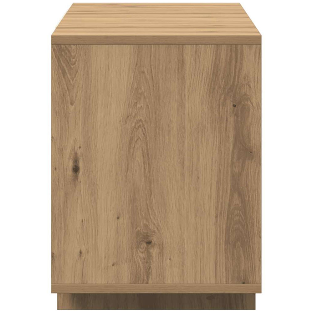 vidaXL 2 Door 4 Shelf Artisan Oak TV Cabinet Image 6