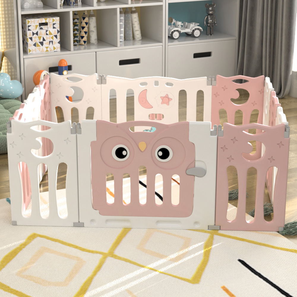 Living and Home 12 Panel Foldable Kids Playpen Image 2