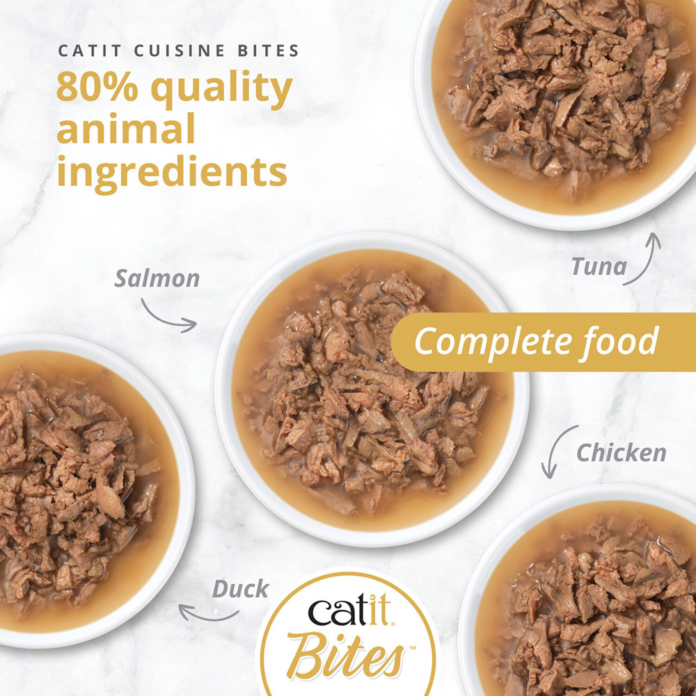 Catit Bites Wet Cat Food Tuna Image 4