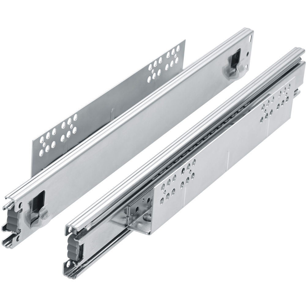 tectake Grey Drawer with Telescopic Drawer Runners 14 x 37 x 44cm Image 4