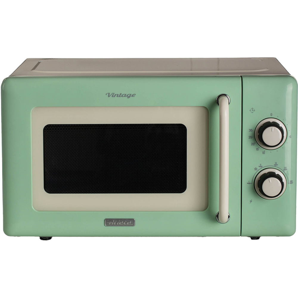 Ariete Vintage ARPK59 Green 20L Microwave with 2 Slice Toaster and 1.7L Jug Kettle Set Image 4
