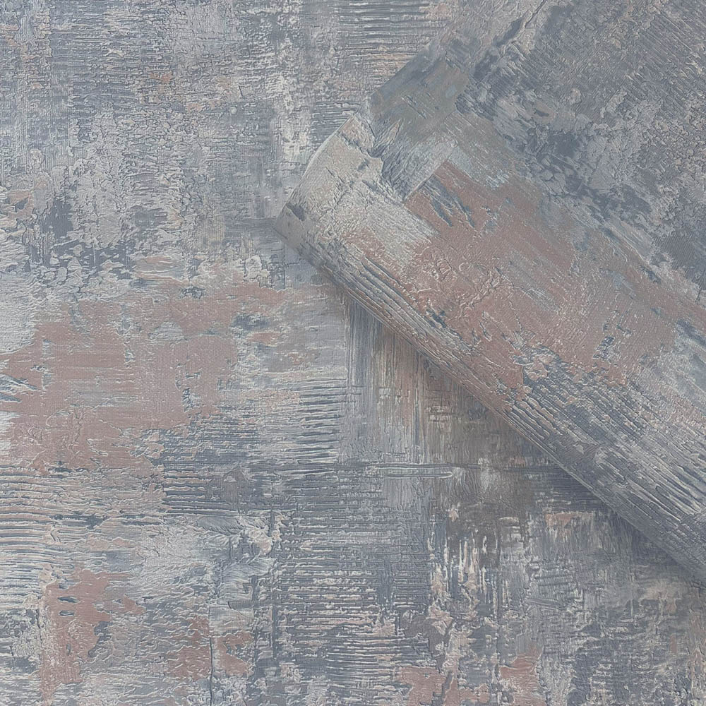 Belgravia Decor Plaster Blue Wallpaper Image 2