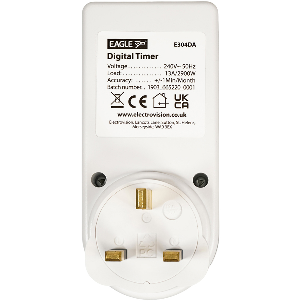 Eagle Digital Timer Plug-In Socket Image 3