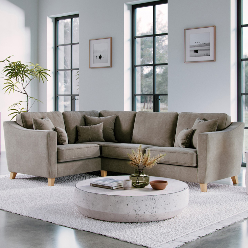 Marlon 3 Seater City Fossil Left Hand Corner Sofa Image 1