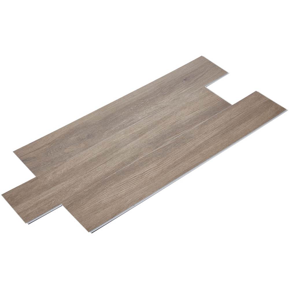 Living and Home Walnut Brown Wood Grain Rectangle PVC Flooring 20 Pack Image 3