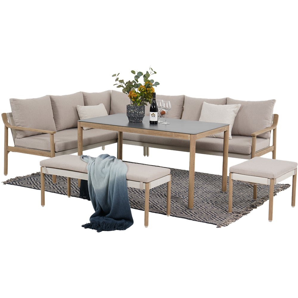 Newmarket Corner Sofa Set - Cream Image 4