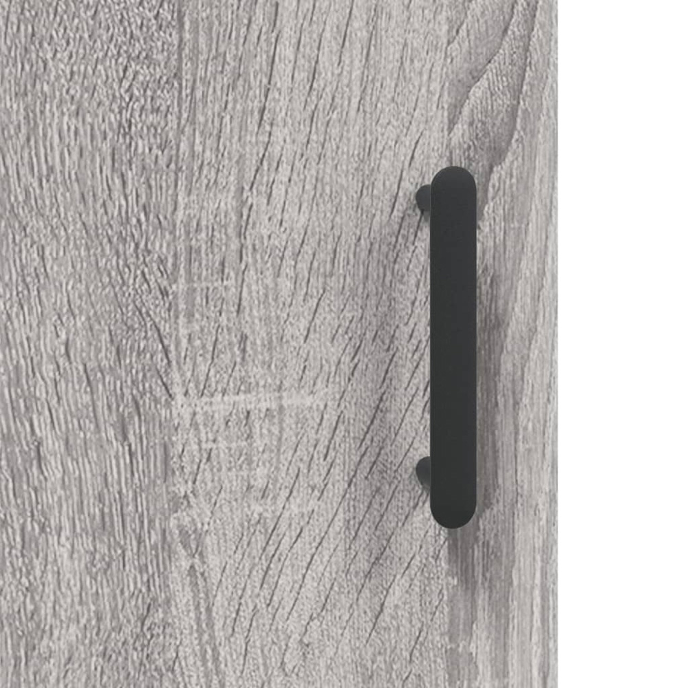 vidaXL 4 Door 2 Drawer Grey Sonoma Highboard Image 9