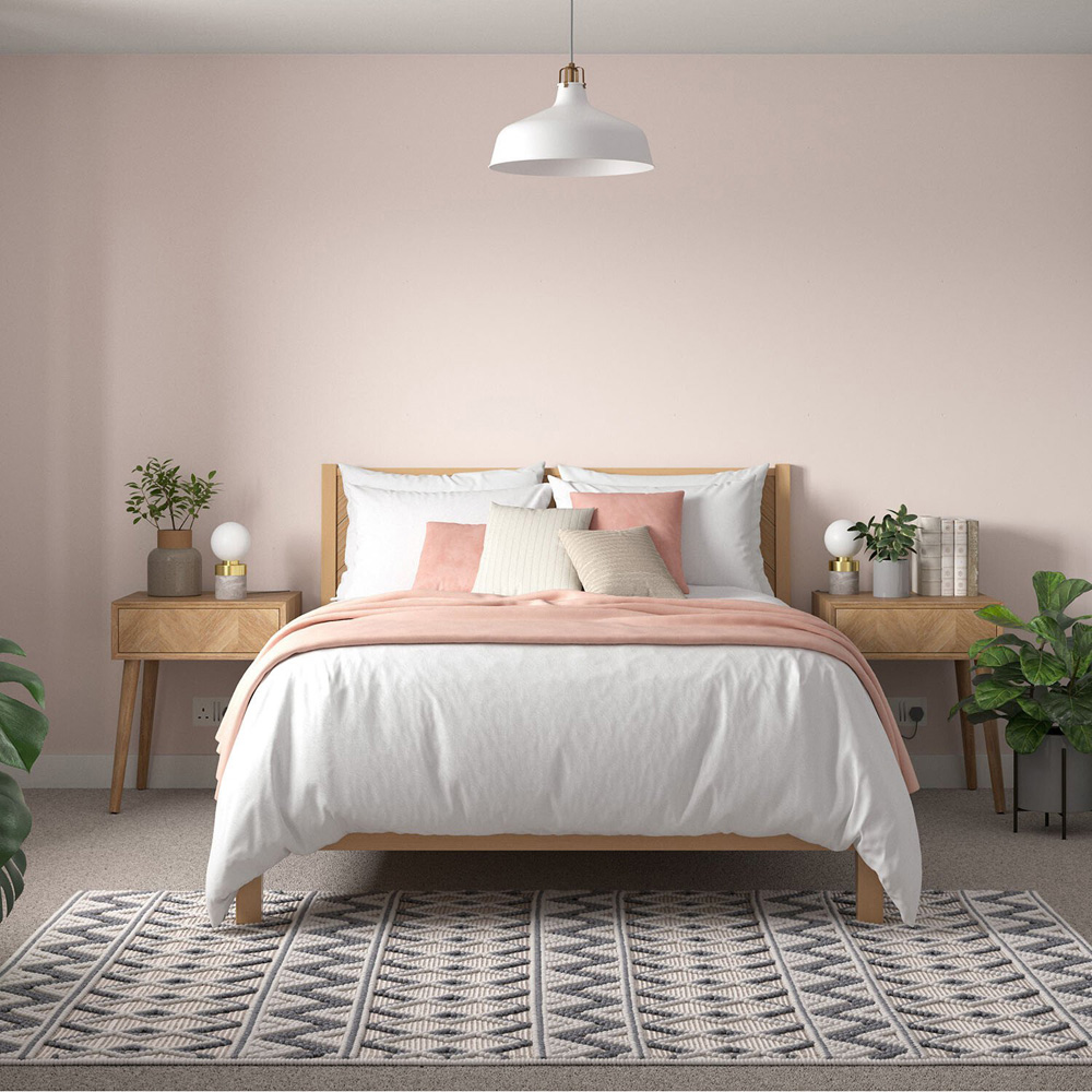 Dulux Walls and Ceilings Matt Emulsion Paint - Blush Pink Image 6