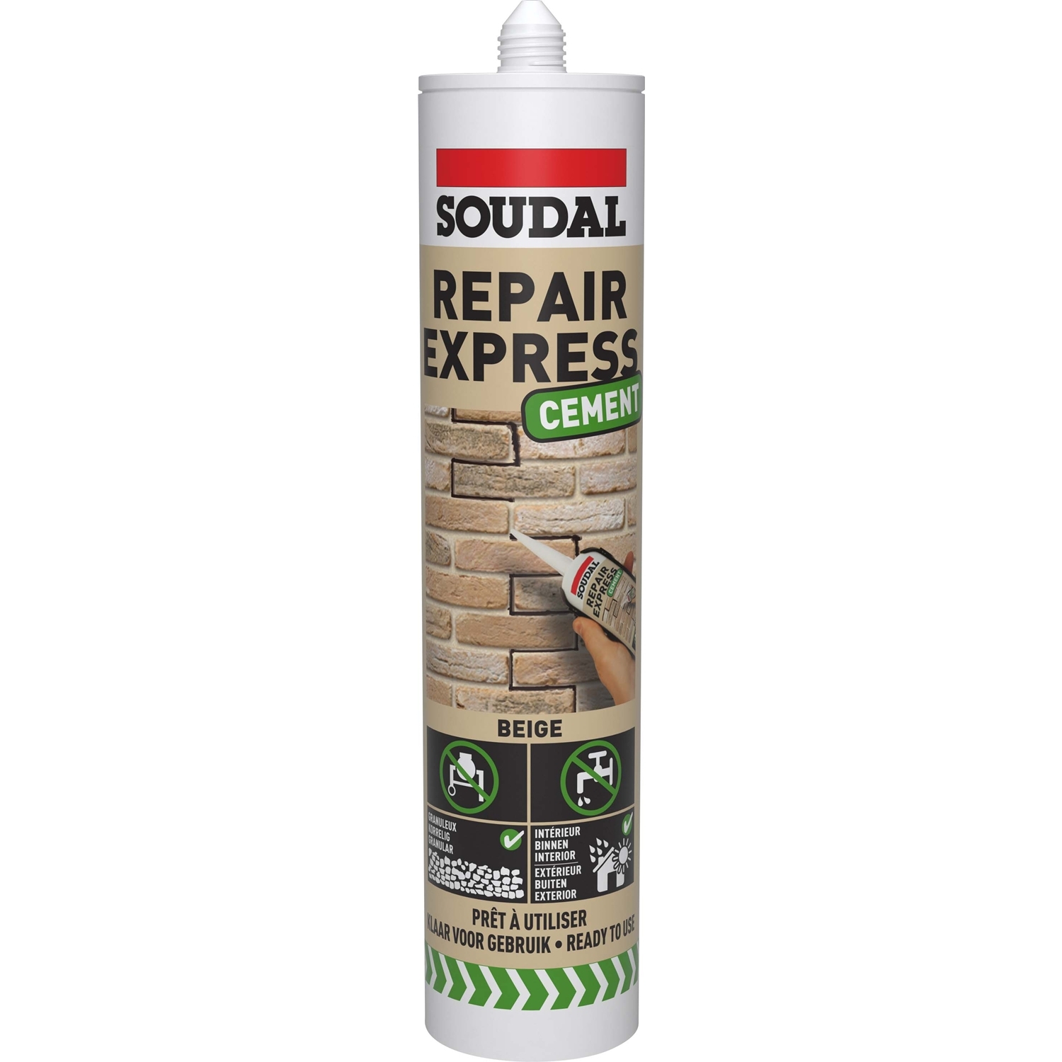 Soudal Repair Express Beige Cement 590g Image