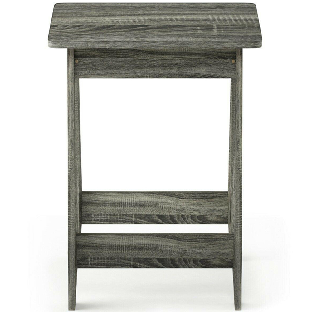 Walplus French Oak Grey Beginning End Table Image 5