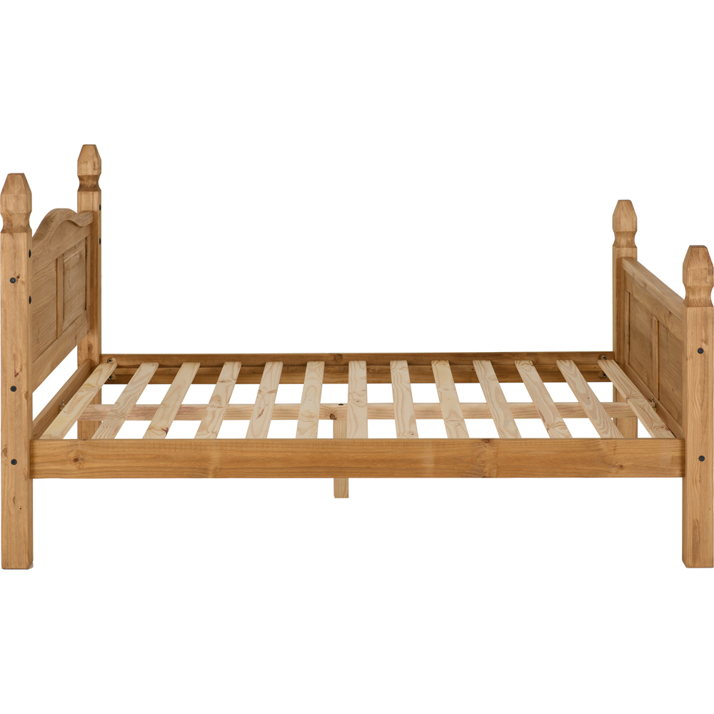 Seconique Corona Double Distressed Waxed Pine High End Bed Image 3