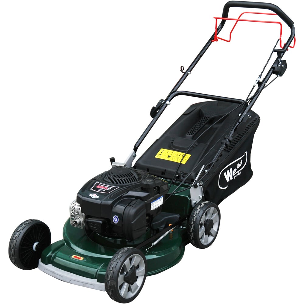 Webb 48cm Alloy Deck Disc Bladed Self Propelled Petrol Rotary Lawn Mower Image 2