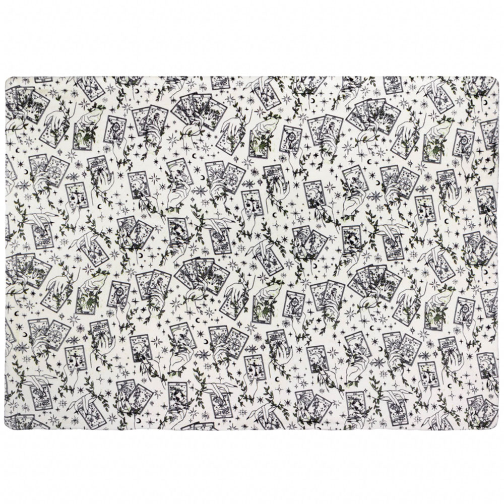 Furn Celestial Stories Printed Green Sherpa Fleece Throw 130 x 180cm Image 4
