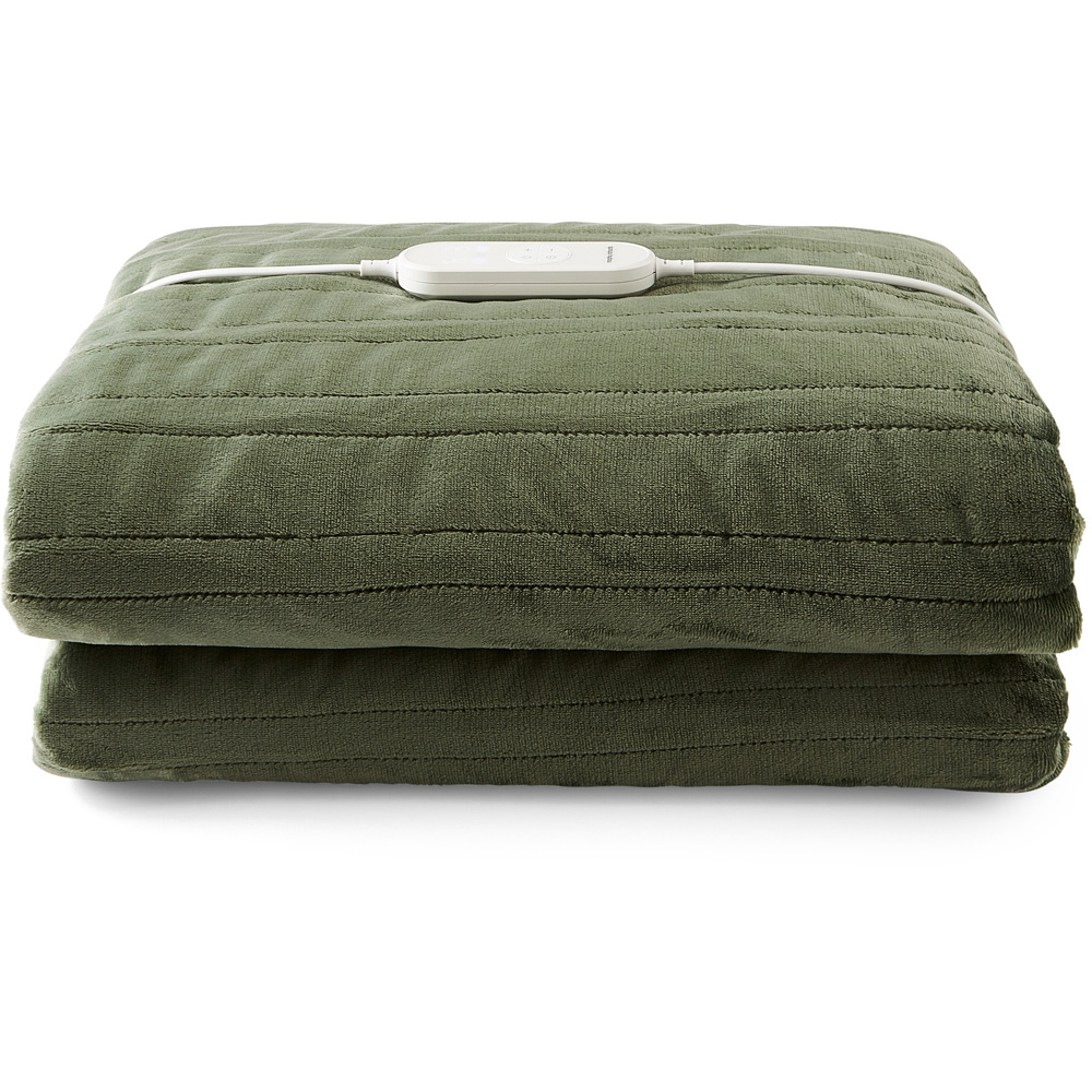 Morphy Richards Green Teddy and Flannel Fleece Heated Electric Throw 160 x 130cm Image 3