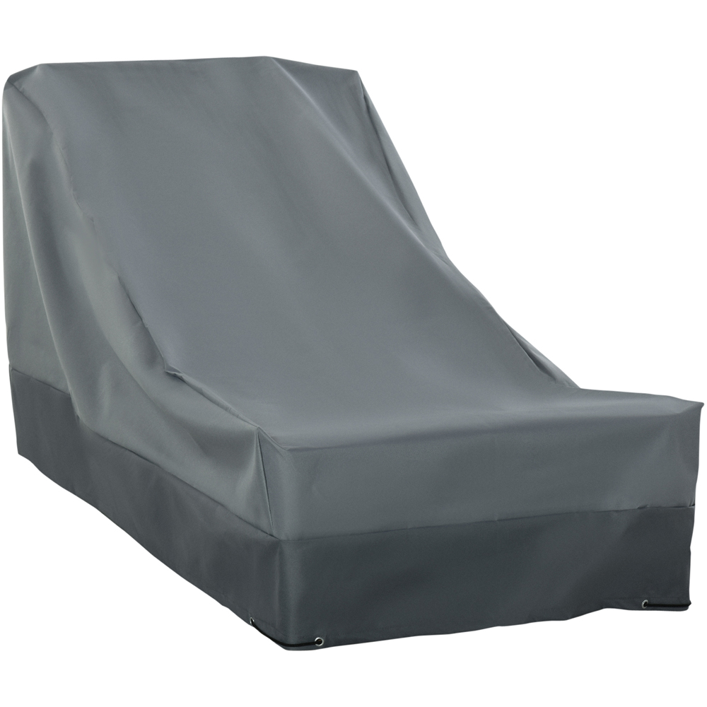 Outsunny Grey Outdoor Patio Furniture Cover 82 x 86 x 200cm Image 1