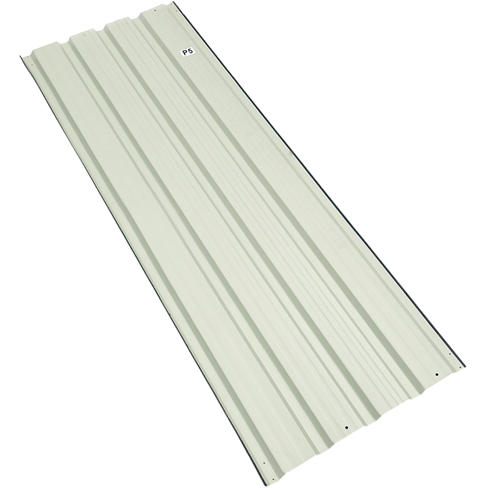 Living and Home 6 Piece Grey Zinc Steel Corrugated Pre Drilled Roof Panel 45 x 129cm Image 3