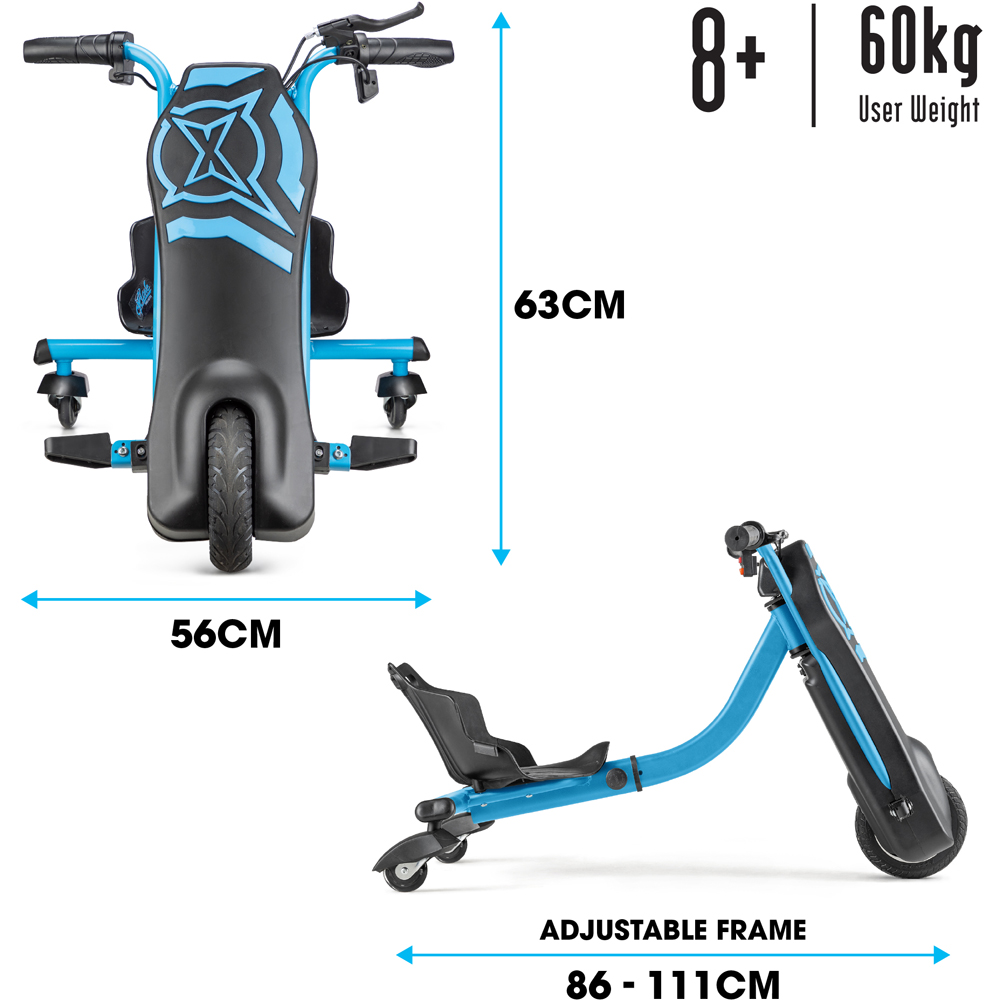 Xootz Blue Cyclone Drift Trike Image 7