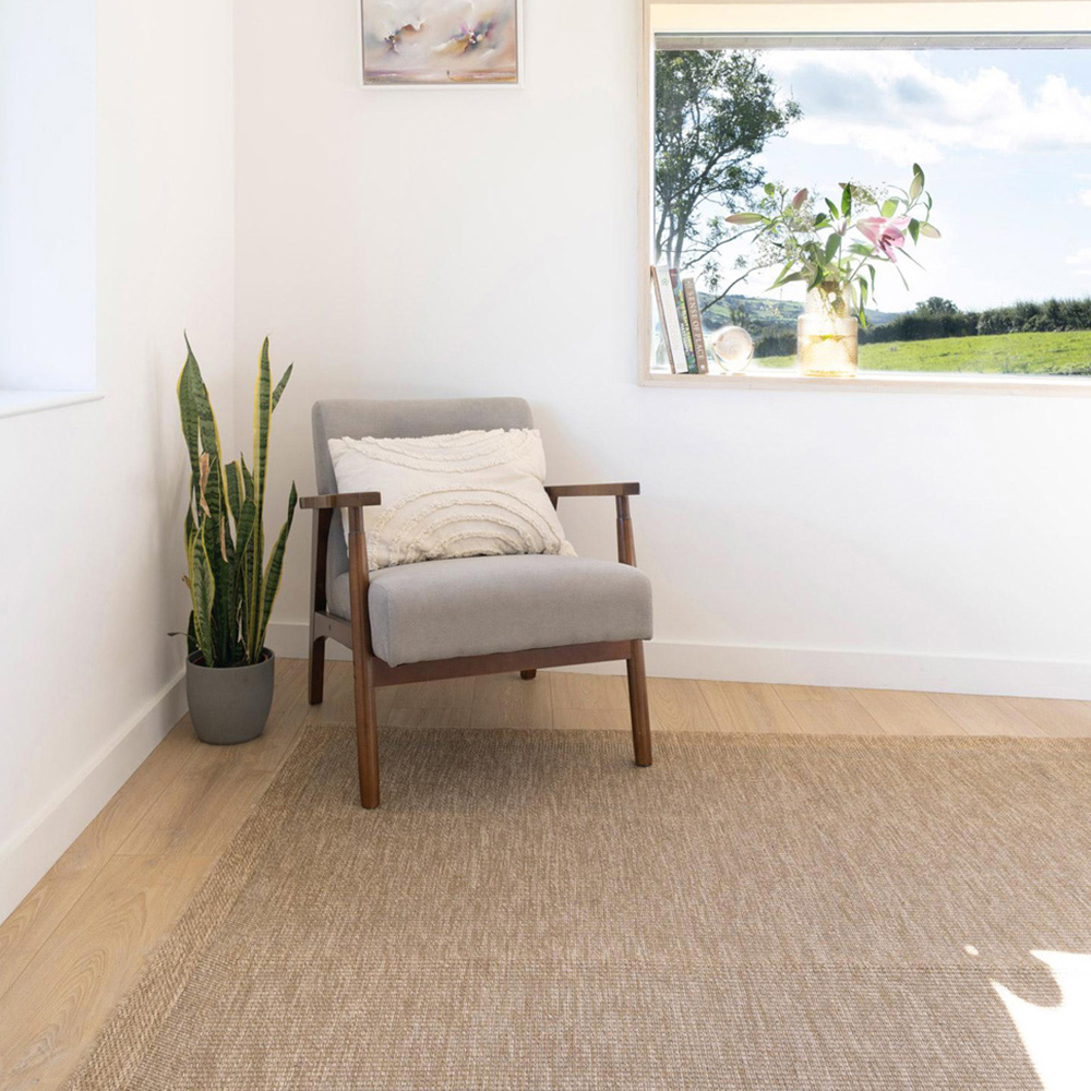 Kukoon Neutral Scandi Handmade Rug 160 x 230cm Image 1