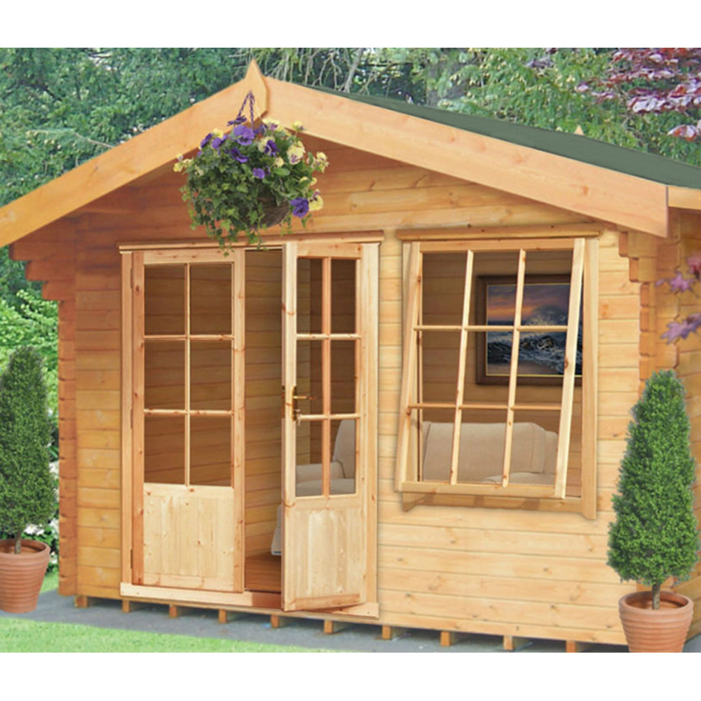 Shire Hale 12 x 10ft Log Cabin Image 2