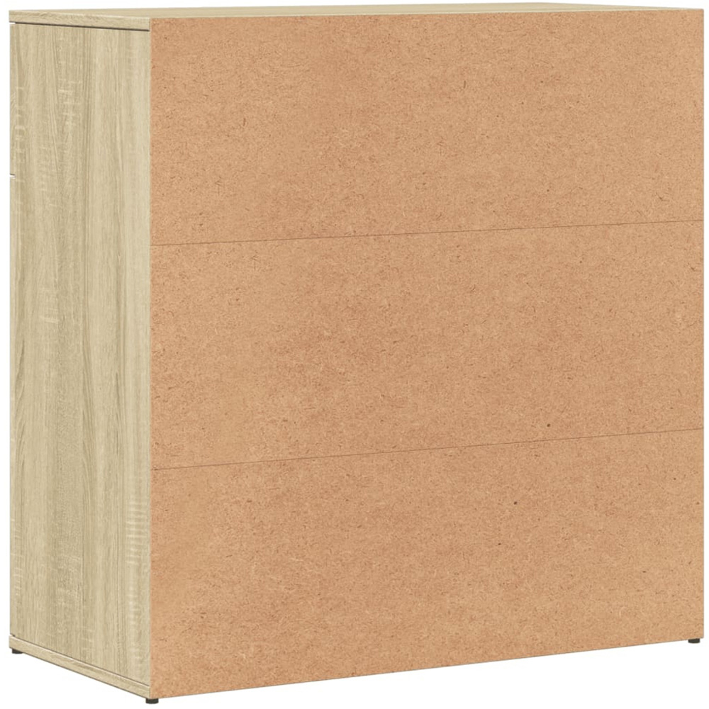 vidaXL 2 Door 2 Drawer Sonoma Oak Sideboard Image 6