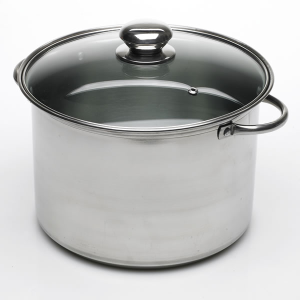 Style 24cm Works Stainless Steel Stock Pot Image