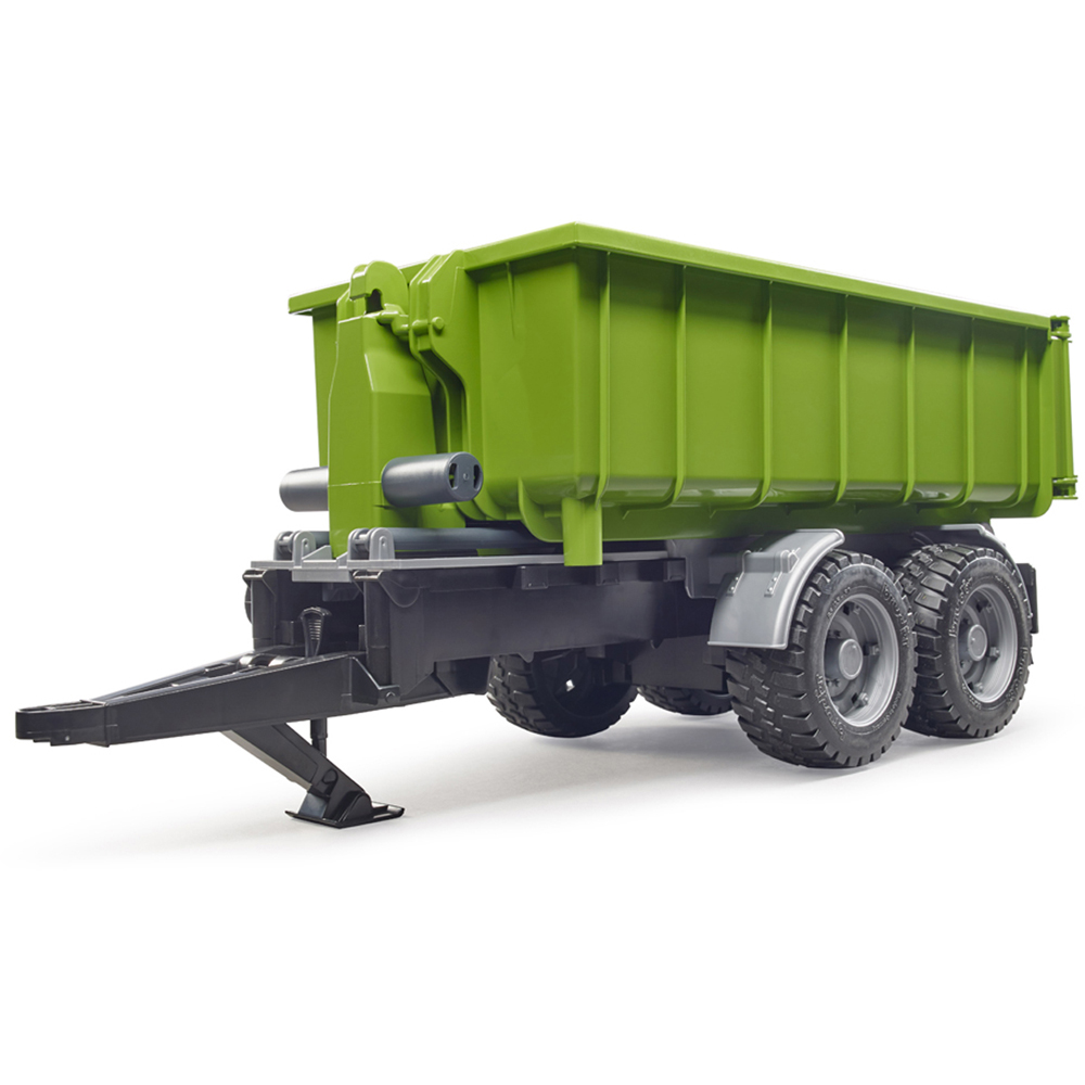 Bruder Kids Farm Tractor Roll-Off Container Trailer Playset Model Image 3