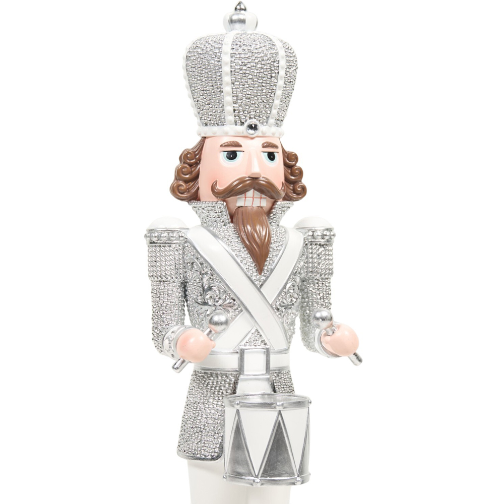 Classic Nutcracker Ornament Silver Image 5