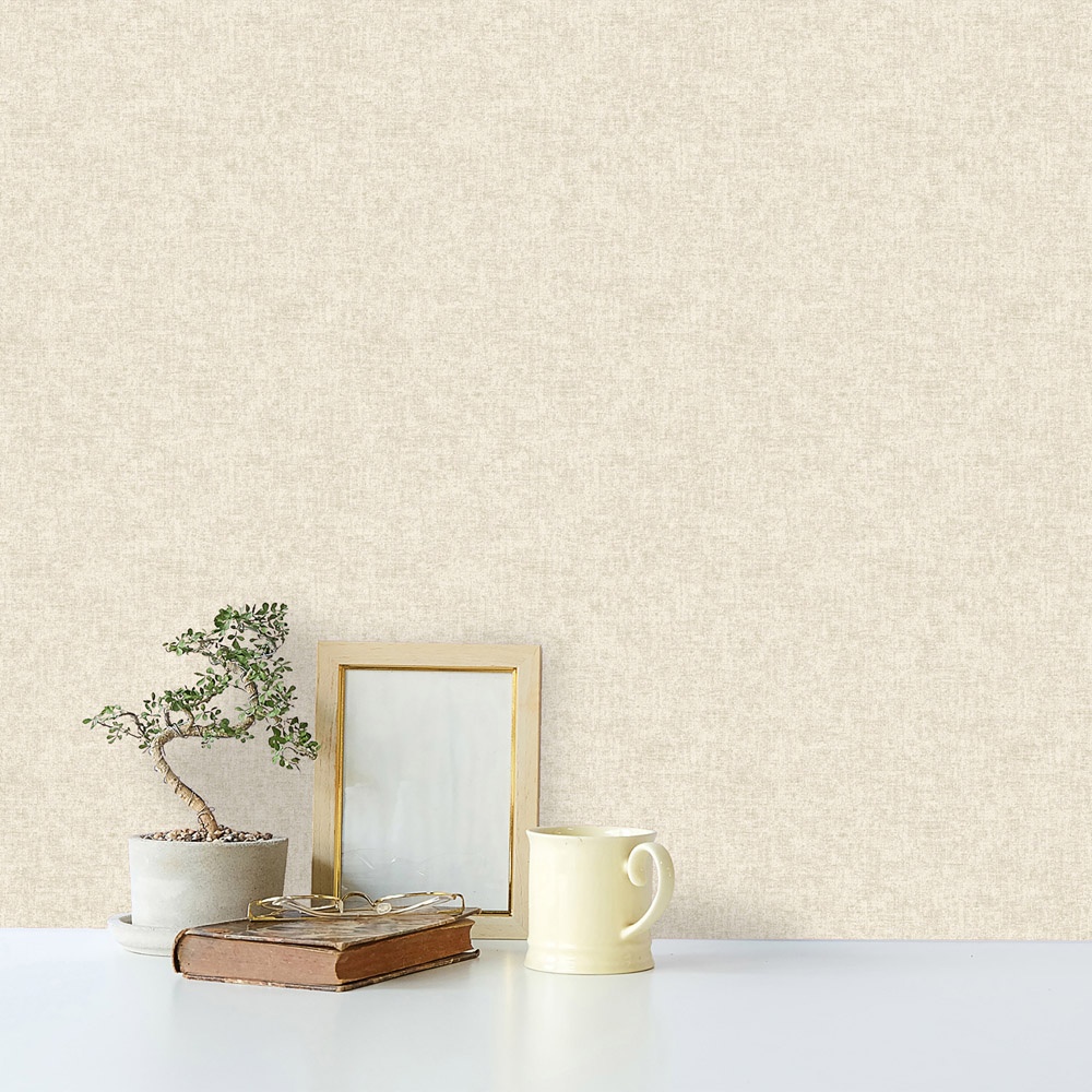 Holden Decor Hawthorn Plain Neutral Wallpaper Image 3