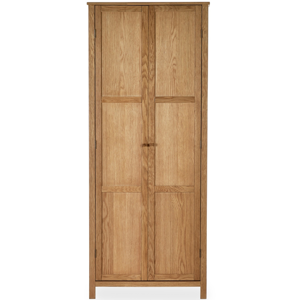 Julian Bowen Coxmoor 2 Door Oak Wardrobe Image 3