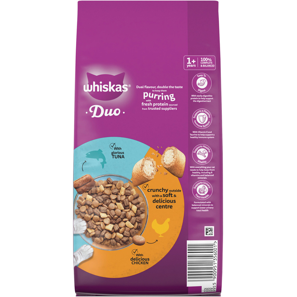 Whiskas 1 Plus Duo Surf and Turf Dry Cat Food Image 3