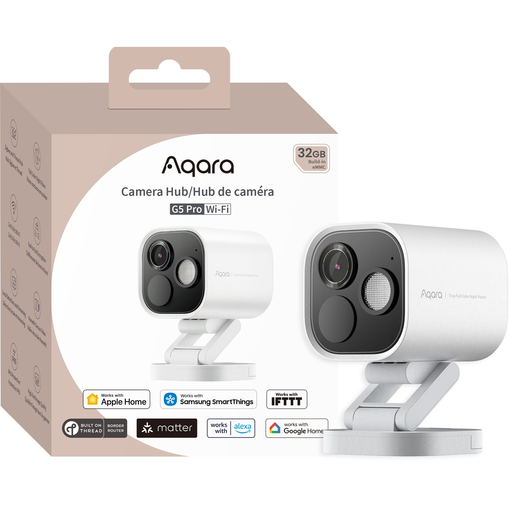 Aqara Camera Hub G5 Pro Wi-Fi White Indoor and Outdoor Camera Image 3