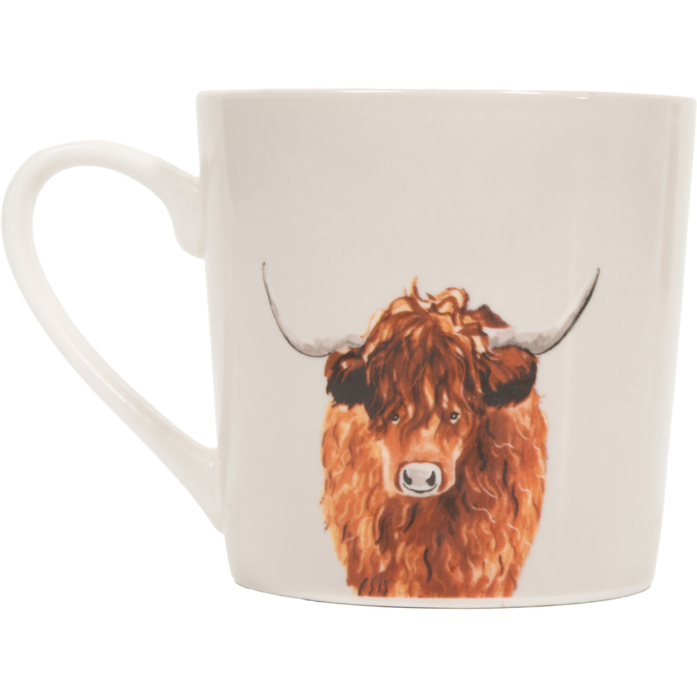 Set of 4 Highland Cow Conical Mugs Image 8