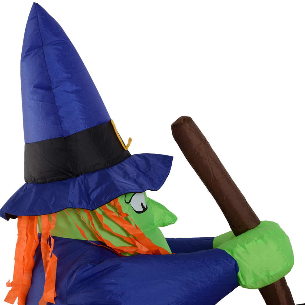 HOMCOM Halloween Inflatable 2 Tall Witches 6ft Image 5