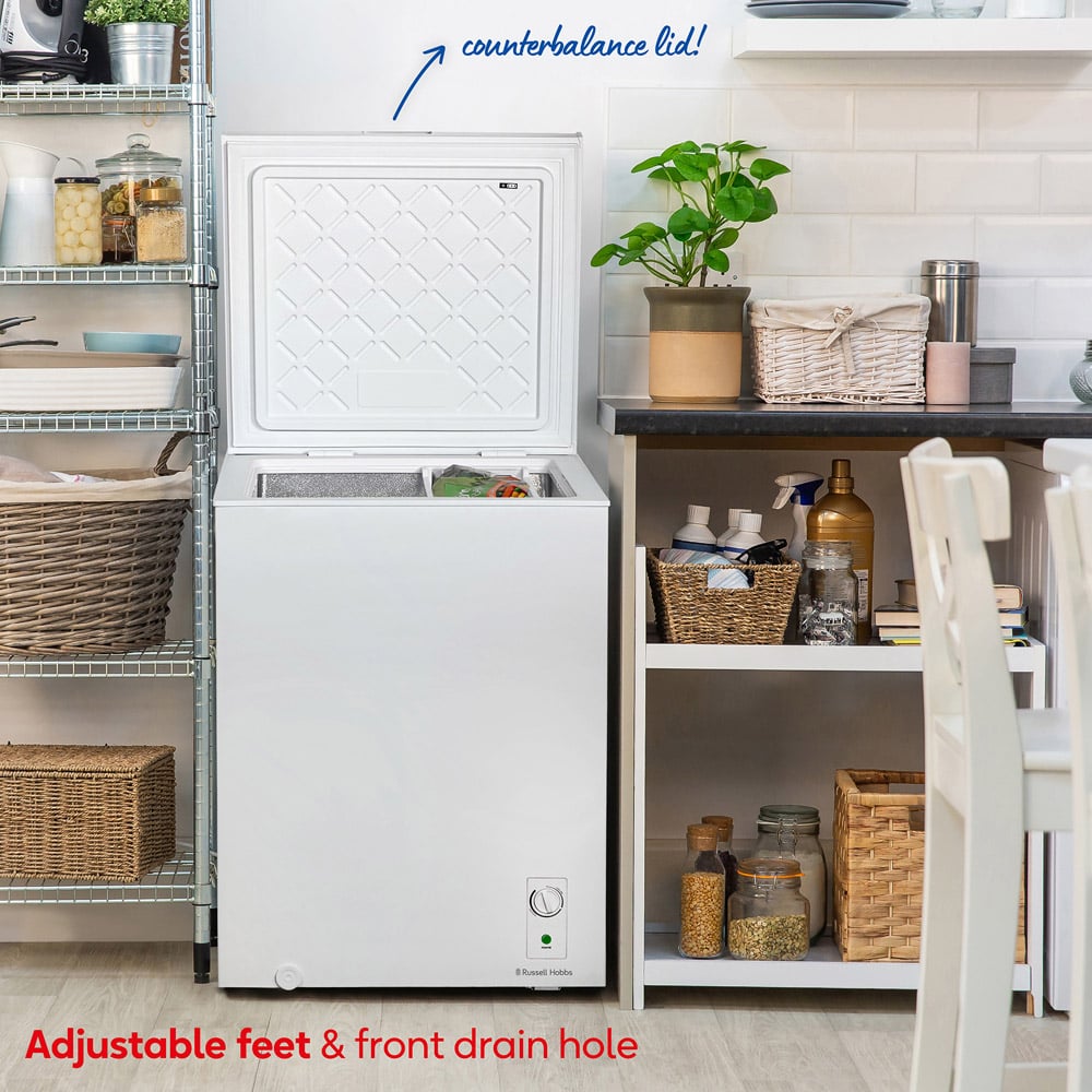 Russell Hobbs RH142CF0E1W White 143L Chest Freezer Image 7