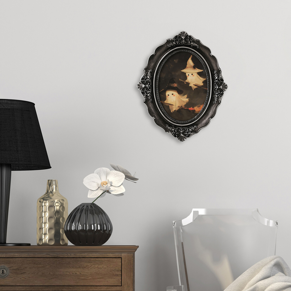 Spooky Ornate Hand Painted Plaque Image 4