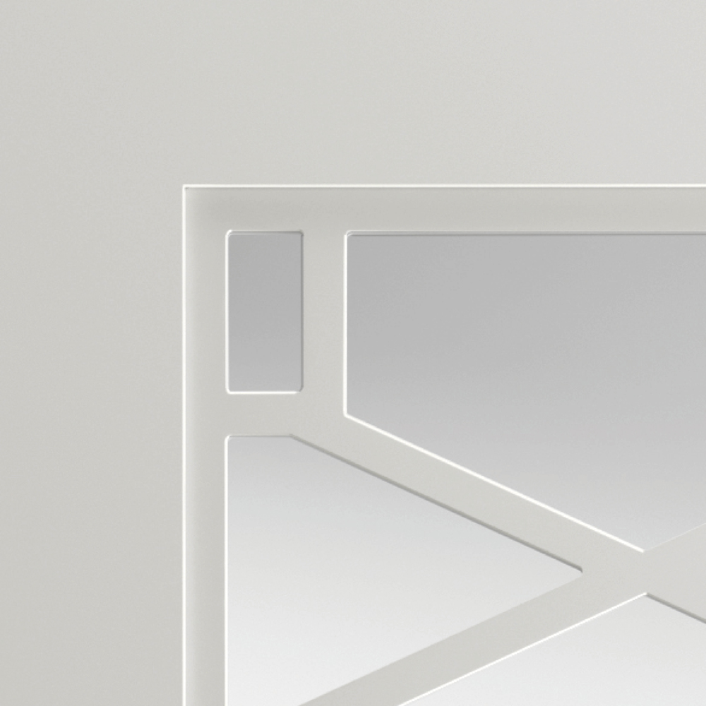 JB Kind Quartz White Primed Glazed Door 1981 x 762mm Image 3