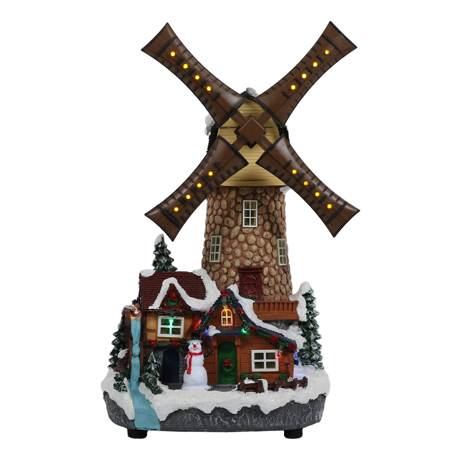 Christmas Windmill - Brown Image 2